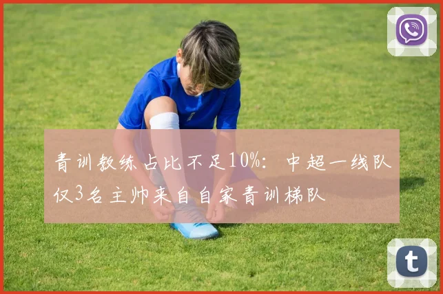 青训教练占比不足10%：中超一线队仅3名主帅来自自家青训梯队